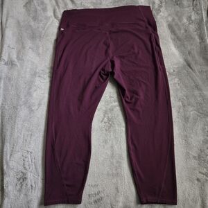 Fabletics Deep Burgundy Leggings
